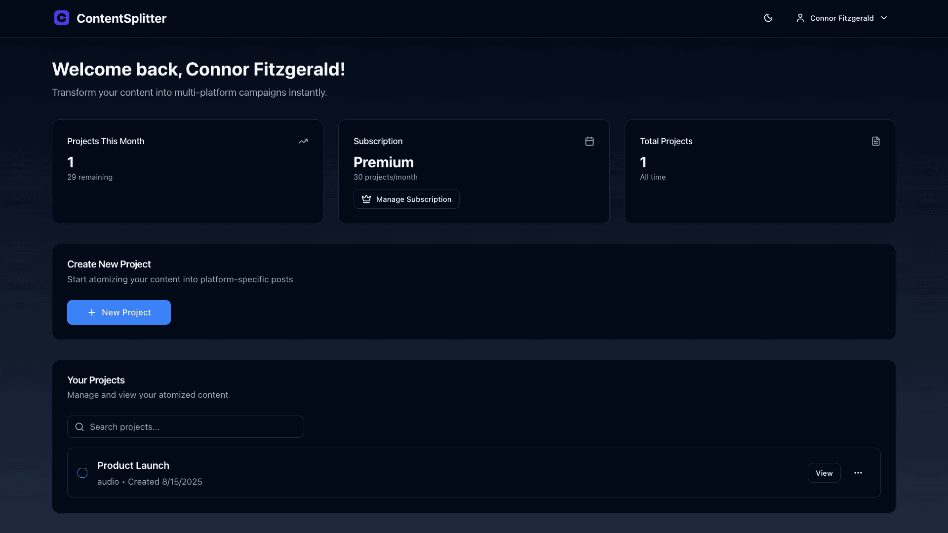 Smart Dashboard screenshot